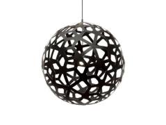 David Trubridge ltd -  Hanglamp Ø120 Zwart 2 Kanten