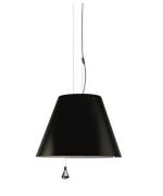 Luceplan - Costanza Hanglamp Up/Down Liquorice Black