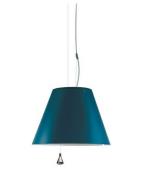 Luceplan - Costanza Hanglamp Up/Down Petroleum Blue