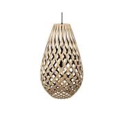 David Trubridge ltd - Koura Hanglamp H75 Zwart 1 Kant