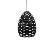 David Trubridge ltd - Tui Hanglamp Ø68 Zwart 2 Kanten