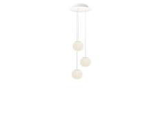 Luceplan - Lita Multiple Hanglamp Ø14 White Painted Alu/Opal