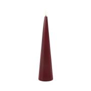 Uyuni Lighting - Kegel Kaars LED 6,8x30 cm Wine Rood/Smooth Lighting