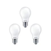 Philips - 3-pack Gloeilamp LED 7W Glas (806lm) E27