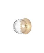 Nuura - Liila 1 Wand-/Plafondlamp IP44 Large Nordic Gold/Optic Clear