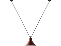 Lampe Gras - 323 L Hanglamp Kegelvormig Rood