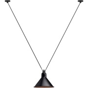 Lampe Gras - 323 L Hanglamp Kegelvormig Zwart/Koper