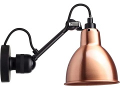 Lampe Gras - 304Ca Wandlamp Zwart/Koper