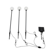 Lindby - Brindley Zonnecellamp w/Grondpin 3 pcs. Zwart