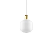 Normann Copenhagen - Amp Hanglamp Small Wit/Geelkoper