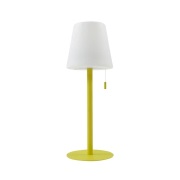 Lindby - Azalea LED Portable Taffellamp IP44 Wit/Geel