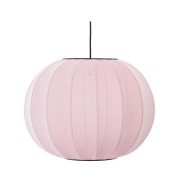 Made By Hand - Knit-Wit 45 ronde LED hanglamp, roze, Ø45cm
