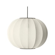Made By Hand - Knit-Wit 45 ronde LED hanglamp, wit, Ø45cm