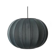 Made By Hand - Knit-Wit 45 Round LED Hanglamp Black
