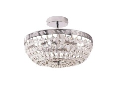 Lindby - Mondrian Plafondlamp Clear/Chrome