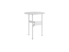 HAY - Shim Bijzettafel/Sofa-tafel Ø45xH51 Zilver Grijs