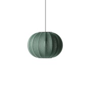 Made By Hand - Knit-Wit 45 Round Hanglamp Tweed Green