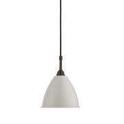 GUBI - Bestlite BL9 Hanglamp Ø16 Zwart Geelkoper/Klassisk Wit