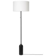 GUBI - Gravity VloerLamp Zwart Staal/Wit