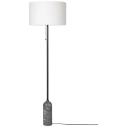 GUBI - Gravity VloerLamp Grijs Marmer/Wit