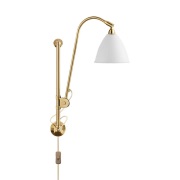 GUBI - Bestlite Bl5 Wandlamp Ø16 Geelkoper/Matte Wit