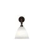 GUBI - Bestlite BL7 Wandlamp Ø16 Zwart Geelkoper/Porselein