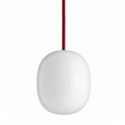 Piet Hein - Superegg 300 Hanglamp Opaal/Rood Kabel
