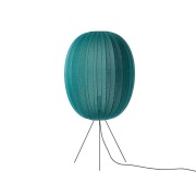 Made By Hand - Knit-Wit 65 High Oval vloerlamp, 130 cm, groen