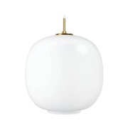 Louis Poulsen - VL45 Radiohus Hanglamp Ø370 V3 Geel Koper/Glossy White...