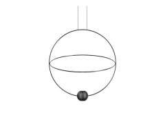 Lodes - Elara Hanglamp Medium 2700K Black