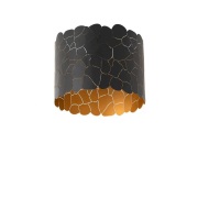 Lindby - Aralena Plafondlamp Zwart/Goud