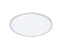 Lindby - Narima LED Plafondlamp 4.000K Ø50 White/Silver