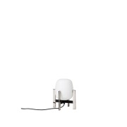 Santa & Cole - Cesta Metálica Taffellamp w/o Handle Stainless Steel/Wh...