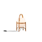 Santa & Cole - Cestita tafellamp Wood/White