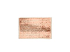 ferm LIVING - Kami Knotted Vloerkleed 80x120 Off-White/Rood Bruin