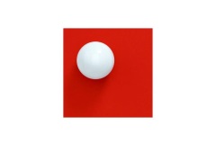 Swedish Ninja - Candy Big Square S Wand-/Plafondlamp Strawberry Red