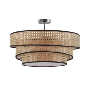 Lucande - Elowen Plafondlamp Rattan