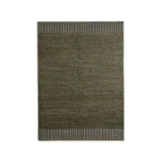 Woud - Rombo Vloerkleed 90x140 White/Moss Green