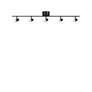 Belid - Cato 5 Plafondlamp Mat Zwart/Mat Zwart
