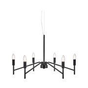 Markslöjd - Monarch 6 Hanglamp Zwart