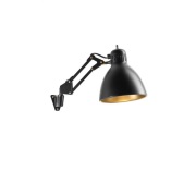 NORDIC LIVING - Archi W1 Wandlamp Matte Zwart/Goud