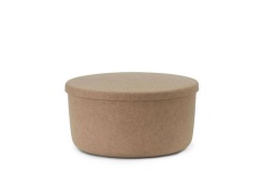 Normann Copenhagen - Hide Storage Poef Large Zand