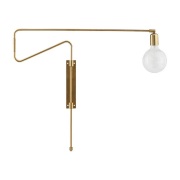 House Doctor - Swing Wandlamp 70cm Geelkoper