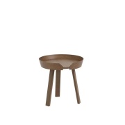 Muuto - Around Bijzettafel/Sofa-tafel Small Stained Donker Brown