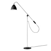 GUBI - Bestlite Bl4 VloerLamp Ø21 Chroom Zwart