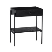 Hübsch - Noir Nachtkastje Zwart