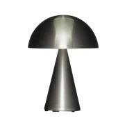 Hübsch - Mush LED tafellamp op batterijen, nikkel, IP44, dimbaar