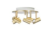 Belid - Cato 5-spot Plafondlamp Gepolijst Geelkoper