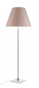 Luceplan - Costanza VloerLamp met Dimmer Alu/Soft Skin
