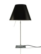 Luceplan - Costanza Tafellamp met Dimmer Alu/Liquorice Black